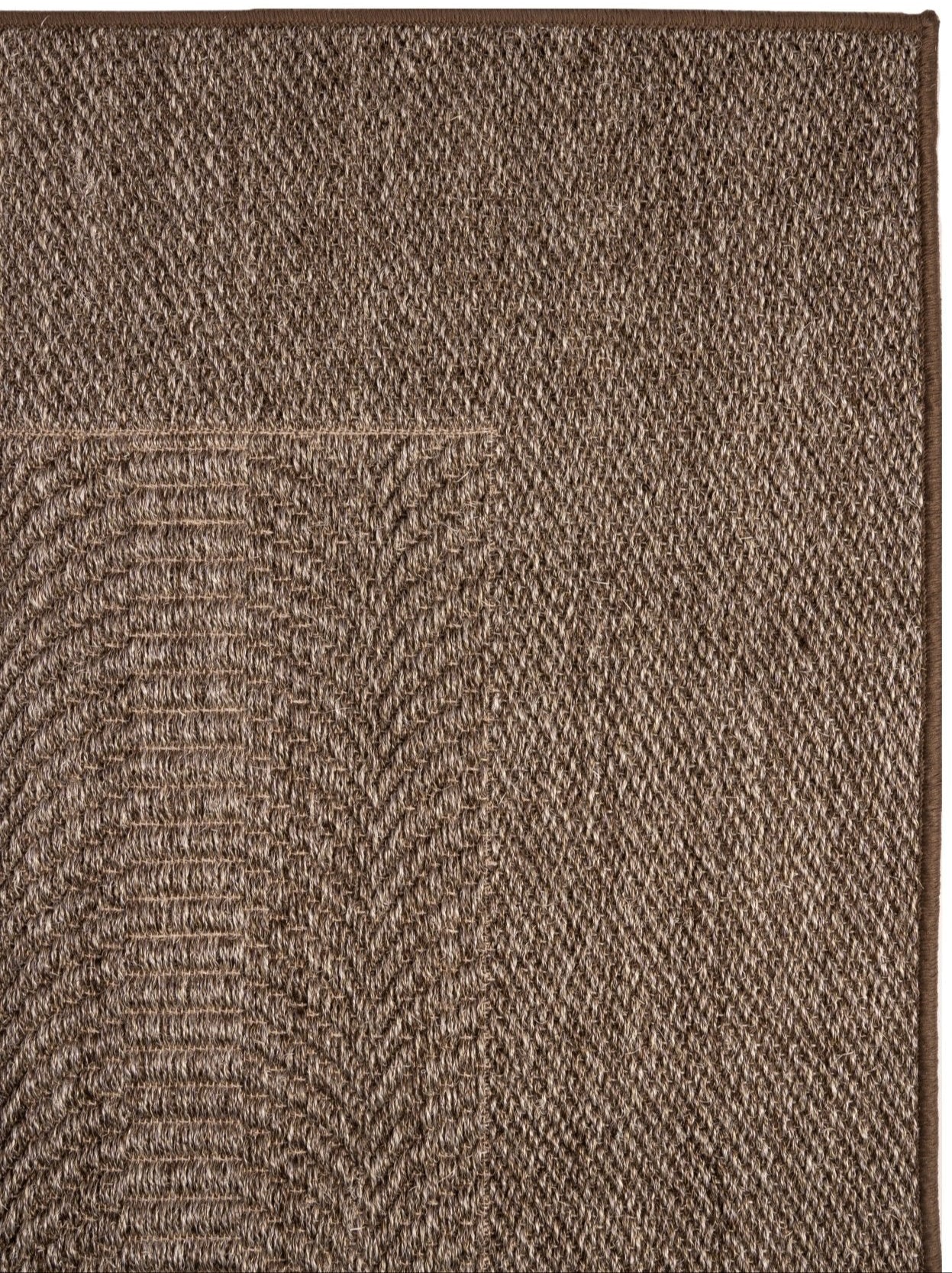 SISAL CON BORDE ONDAS TAUPE - ALFOMBRAS SILACOR