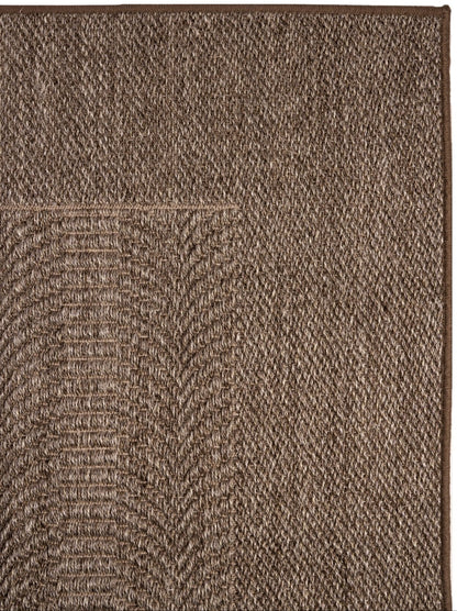 SISAL CON BORDE ONDAS TAUPE - ALFOMBRAS SILACOR