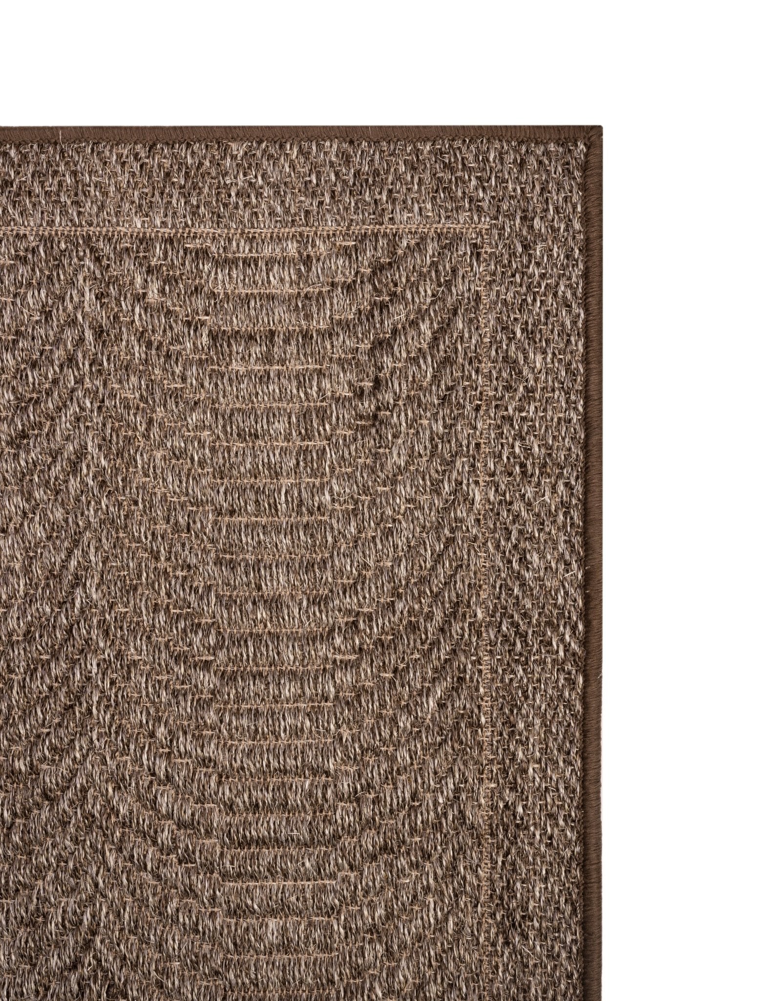 SISAL CON BORDE ONDAS TAUPE - ALFOMBRAS SILACOR