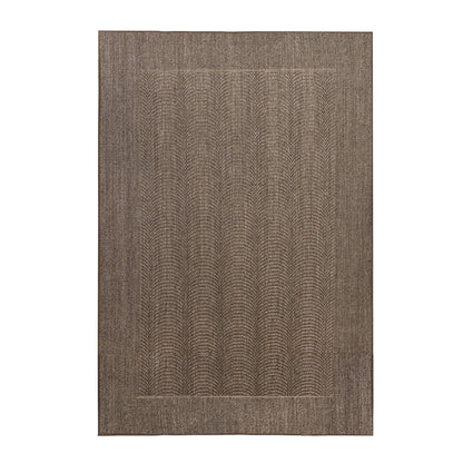 SISAL CON BORDE ONDAS TAUPE - ALFOMBRAS SILACOR